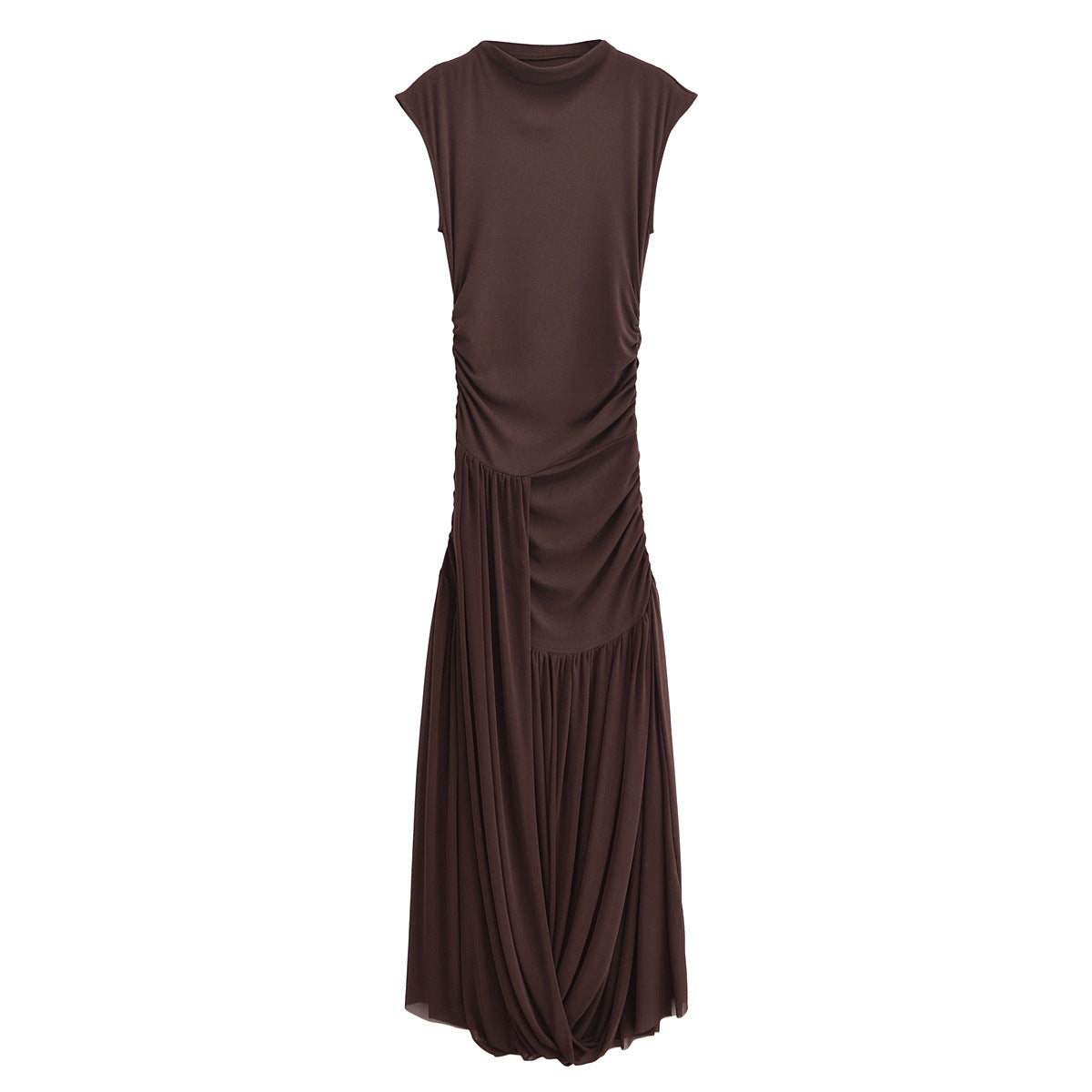 Women's Spring Street Fashion Silk Net Stitching Dresses