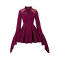 Women's Style Lace Stitching Sweet Big Bowknot Dresses