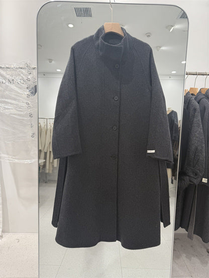 Women's Overcoat Long Design Korean Style Loose Coats
