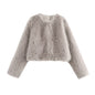 Women's Graceful Winter Artificial Fur Effect Coats