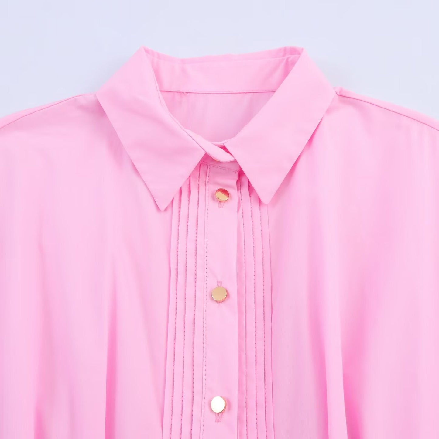Women's Sweet Fashion Dress With Belt Poplin Dresses