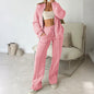 Women's Sports Style Long-sleeved Solid Color Long Suits