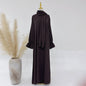 Turkey Solid Color Small Horn Sleeve Dresses