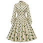 Hepburn Style Vacation Banquet Dress Large Dresses