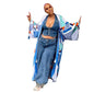Women's Artificial Silk Fashion Casual Trench Coats
