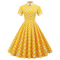Style Royal Court Fresh Trim Contrast Dresses