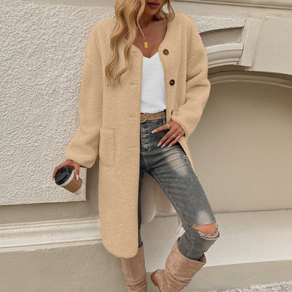 Women's Cool Casual Breasted Pocket Trench Coats