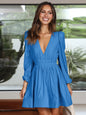 Women's Autumn Dress Pleated Ruffled French Dresses
