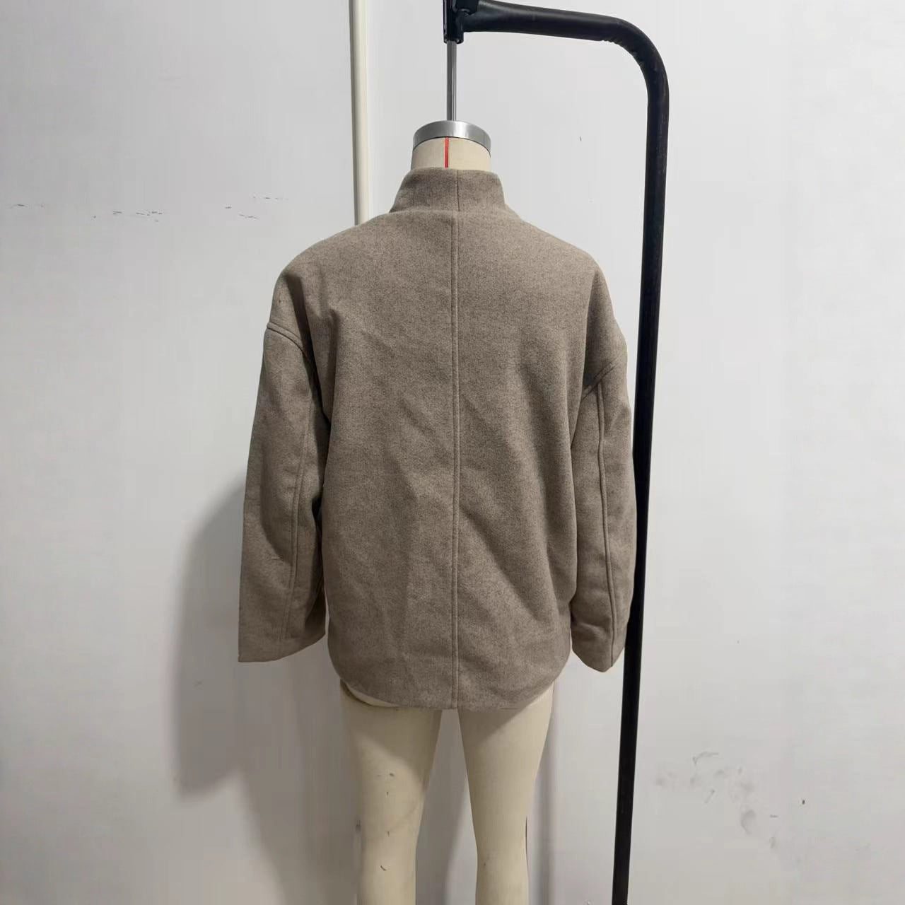Color Woolen Overcoat Casual Temperament British Coats