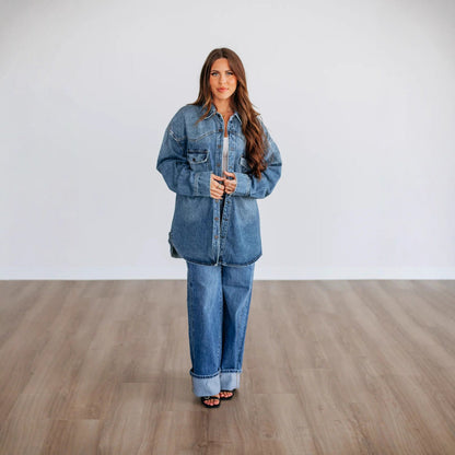 Women's Autumn Casual Retro Lapels Outer Wear Jackets