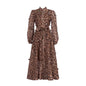 Catwalk Design Sense Hanging Flower Long Dresses