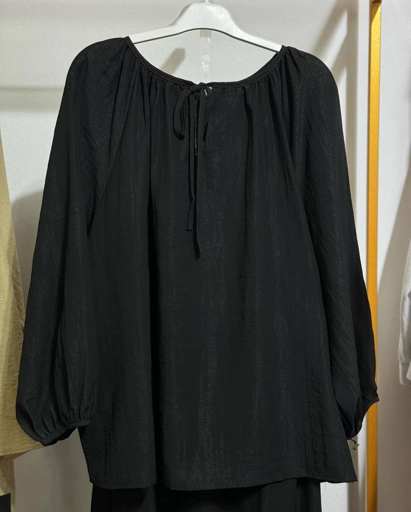 Women's Spring Muslim Style Puff Sleeve Loose Suits