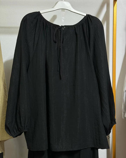 Women's Spring Muslim Style Puff Sleeve Loose Suits