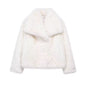 Women's Innovative French Artificial Fur Effect Coats