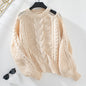 Women's Solid Color Twisted Sexy Pullover Sweaters