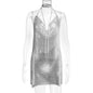 Women's Metal Sequins Sexy Sweet Spicy Style Dress Dresses