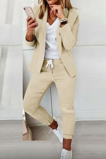 Women's Classic Trendy Casual Fashion Set Suits