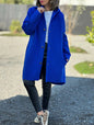 Fashion Hooded Long Sleeve Solid Color Coats