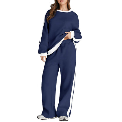 Leisure Simple Graceful Color Matching Long Suits