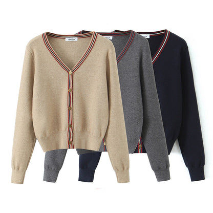 Women's Unique Autumn Long-sleeved Knitted Pleated Suits