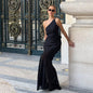 Women's Summer Diagonal Collar Solid Color Dress Clothing