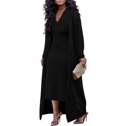 Women's Fabric Stretch Cloak Slim Fit Dress Suits