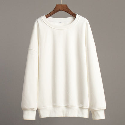 Women's Solid Color Round Neck Winter Polar Sweaters