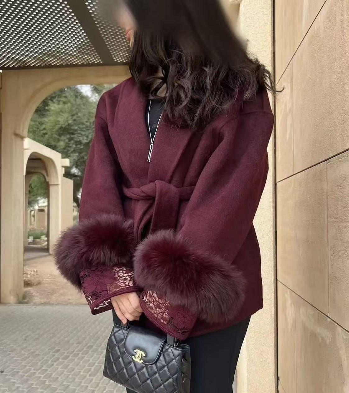 Women's Glamorous Stylish Fashionable High-grade Woolen Coats