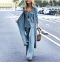Fashion Loose Three-piece Set Strap Trousers Suits