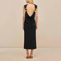 Women's Sexy Lightly Mature Hot Backless Dress Autumn Design Dresses