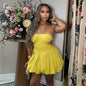 Women's Sweet Fresh Halter Tube Backless High Skirts