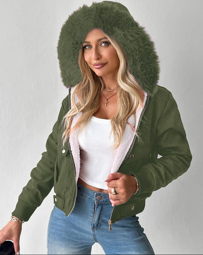 Classy Innovative Casual Thickened Plush Lining Jackets