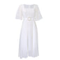 Fashion Chiffon Patchwork Beaded African Dress Dresses