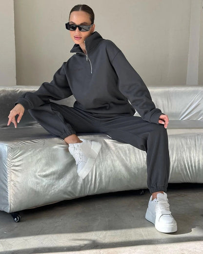 Versatile Casual Fashion Thickening Embroidery Long-sleeved Suits