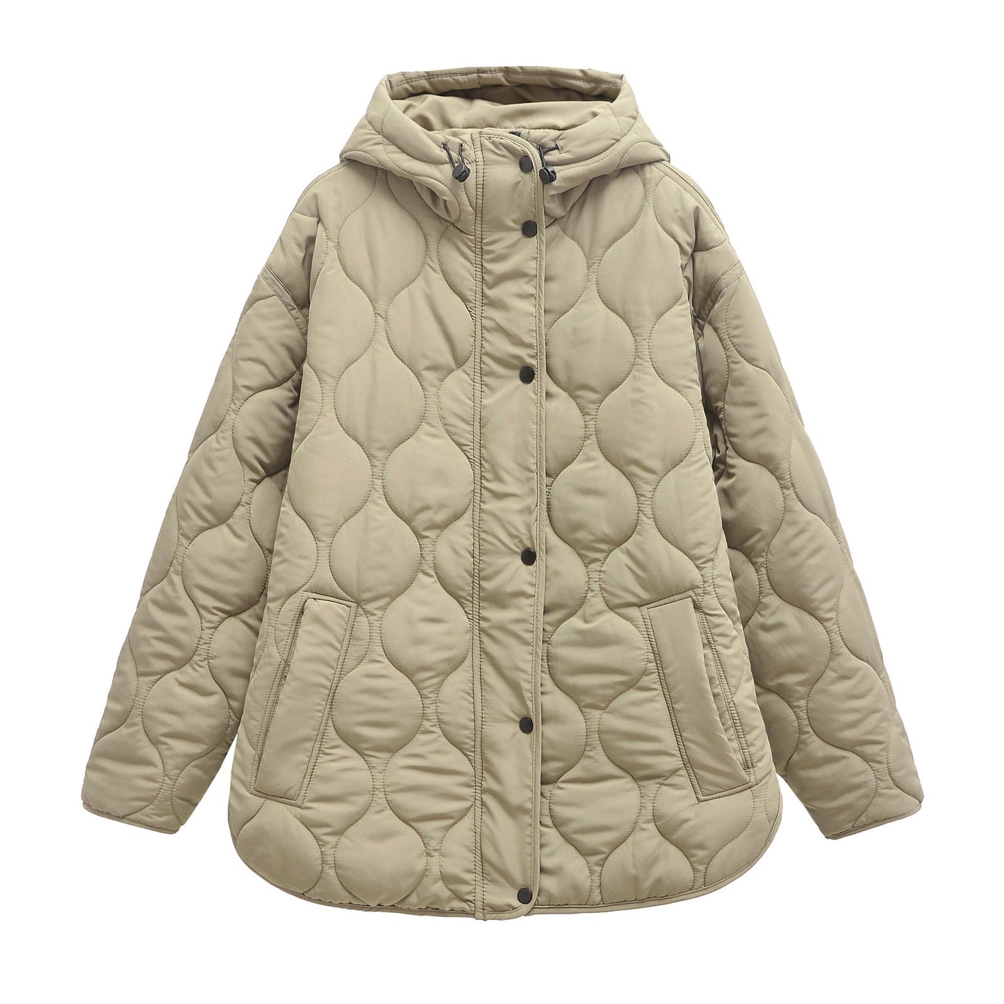 American Winter Hot Hooded Long Sleeve Cotton Coats