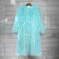 Imitation Tan Wool Extended Furry Color Coats