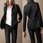 Multicolor Fashion Temperament Lapel Single Breasted Coats