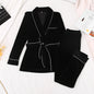 Women's Gold Veet Two-piece Fashion Casual Comfortable Suits