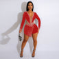 Classic Durable Stylish Sexy Rhinestone Pearl Suits