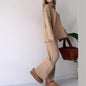 Women's Autumn Solid Color Fashion Lapel Loose Suits