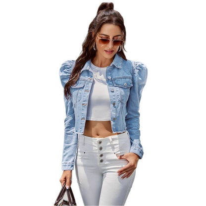 Women's Popular Autumn Lapel Loose Denim Coats