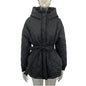 Hooded Cotton Mid-length Diamond Lattice Belt Plus Size