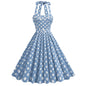 Style Polka Dots Retro Temperament Lace Dresses