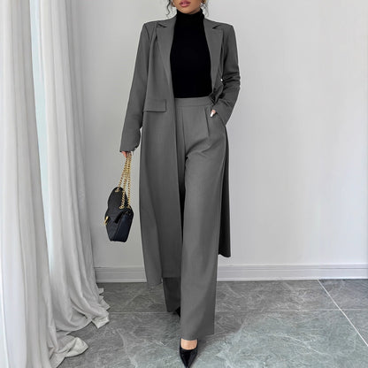 Women's Solid Color Long Without Lining Elegant Plus Size