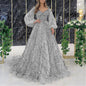 Gold Beaded Luxury Dress Sexy Aura Evening Dresses