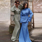 Women's Graceful Fashionable Lapel Long Sleeve Slim Suits