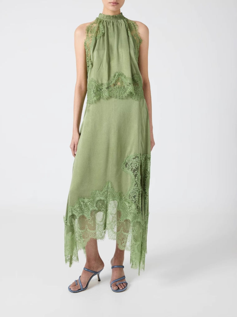 Women's Split Two-piece Round Neck Hollow Out Suits