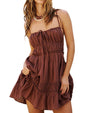 Women's Trendy Tight Backless Suspender Dress Dresses