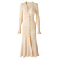 Swing Super Metal Buckle Micro Pull Cuff Dresses