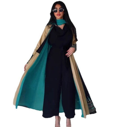 Designer Model Temperament Leisure Fashion Mid-length Coats